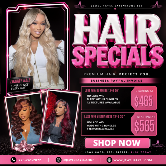 END OF THE YEAR WIG SALE