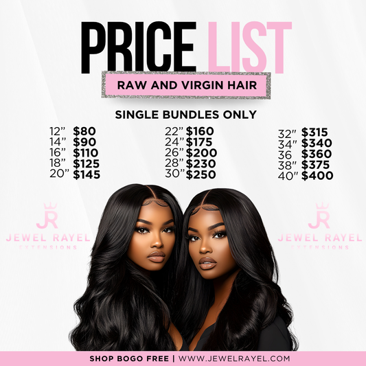 BURMESE 1B HAIR SINGLE BUNDLES (BOGO FREE DEAL)