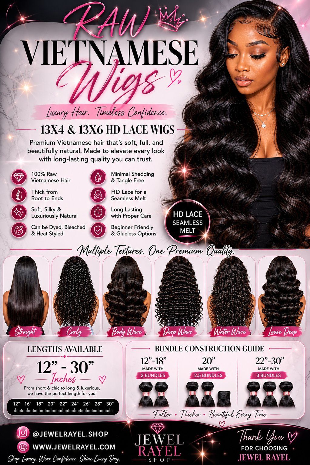 VIETNAMESE 1B WIGS